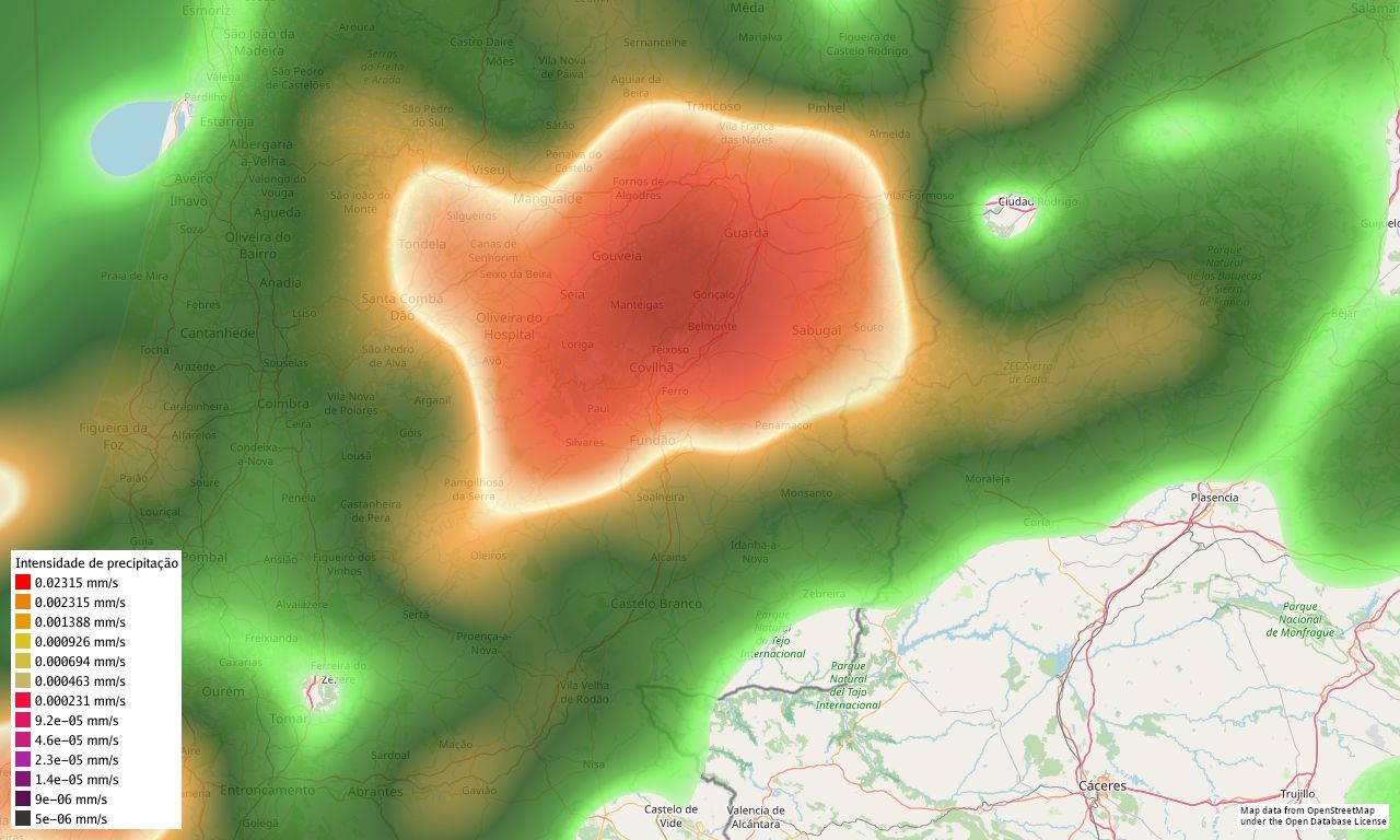 Chuva Intensa e Sol: Covilhã Enfrenta um Vai-e-Vem Meteorológico nos Próximos Dias
