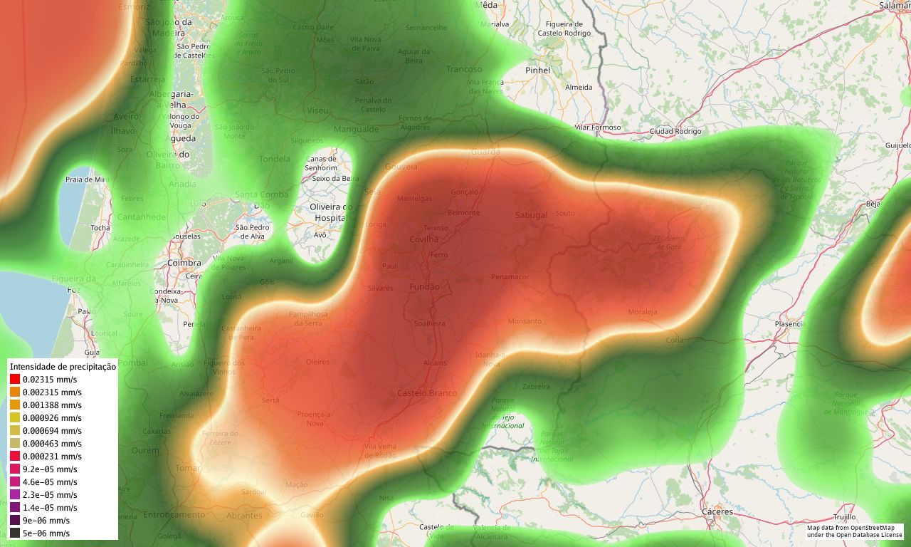 Espetáculo Climático na Covilhã: A Chuva é a Protagonista dos Próximos Dias!