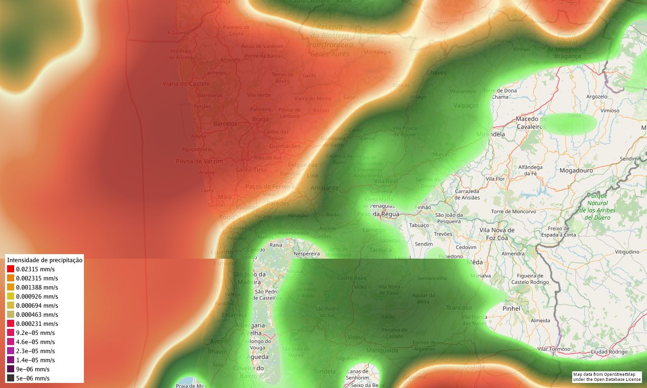Chuva Intensa e Danças Atmosféricas no Horizonte de Fafe em Novembro 2025